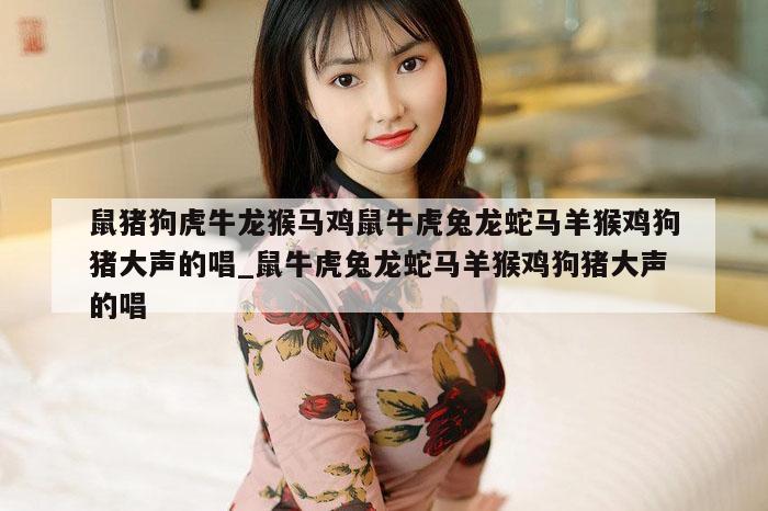 鼠猪狗虎牛龙猴马鸡鼠牛虎兔龙蛇马羊猴鸡狗猪大声的唱_鼠牛虎兔龙蛇马羊猴鸡狗猪大声的唱